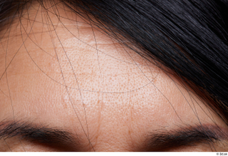 HD Face Skin Nadiyya Zamani eyebrow forehead hair skin pores…